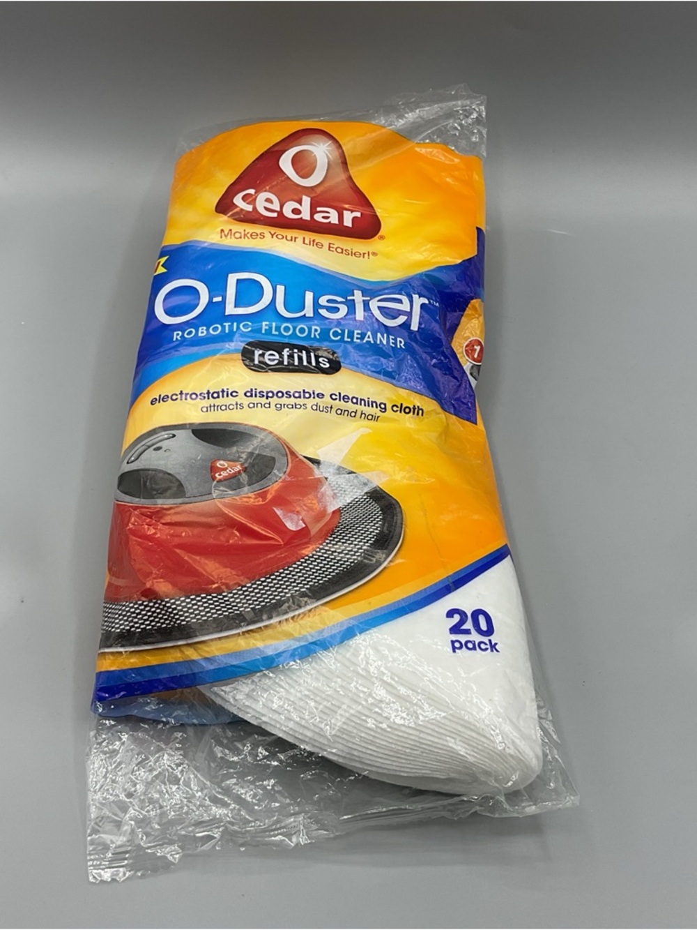 O Cedar O Duster Refills Package Of 20 Robotic Floor Cleaner Cloths